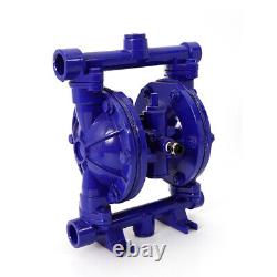 115PSI Air-Operated Double Diaphragm Pump Cast Iron 12 GPM 1/2 Inlet & Outlet