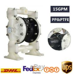 15GPM Air-Operated Double Diaphragm Pump 3/8'' Air Inlet Pneumatic Chemical Pump