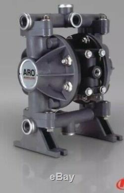 1/2 ARO Ingersoll-Rand Air Diaphragm Pump (Poly/Sant) 66605J-3EB 66605 J 3 EB