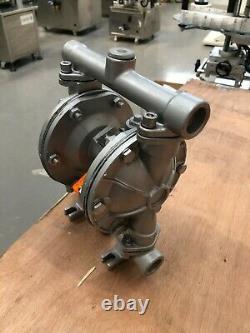 1/2 Air Diaphragm Pump Stainless with PTFE Seat Ball & Diaphragm 15B-SS-TF