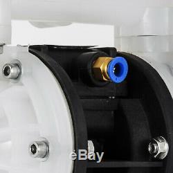 1/2 Air Driven Double Diaphragm Pump TOP SELLER Easy to assemble Poly/Sant