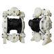 1/2'' Air-Operated Double Diaphragm Pump 15GPM PP/Buna-N Chemical Industrial