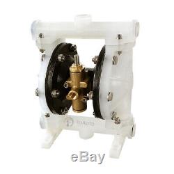 1/2'' Inlet Air-Operated Double Diaphragm Pump 5.3GPM 100PSI for Waste Oil Water
