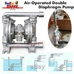 1/2'' Inlet Aluminium Air-Operated Double Diaphragm Pump PTFE 5.3GPM 100PSI