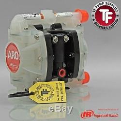 1/4 ARO Ingersoll-Rand Air Diaphragm Pump (Poly/PTFE) Dragonfly PD01P-HPS-PTT-A