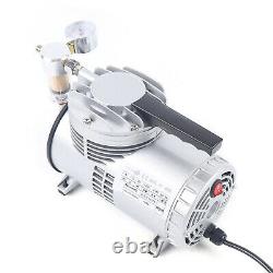 1/6HP Deep Air Vacuum Pump Oil Free Lubrication Diaphragm Pump with Vacuum Gauge