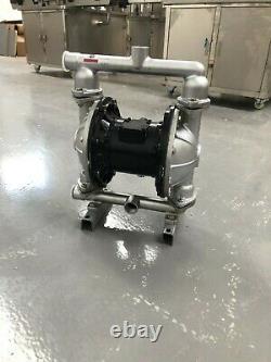 1 Air Diaphragm Pump Stainless with PTFE Seat Ball & Diaphragm