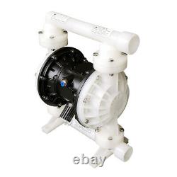 26.4GPM Air-Operated Double Diaphragm Pump 1'' Inlet&Outlet Polypropylene Buna-N