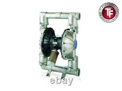 2 Graco Husky 2150 Stainless Steel Air Diaphragm Pump (SS/PTFE/PTFE) DFD311