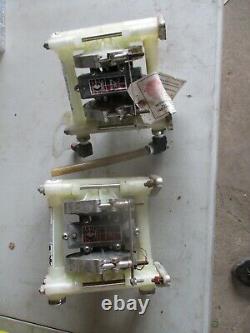 (2) Graco Husky 307 Air Operated Diaphragm Pumps