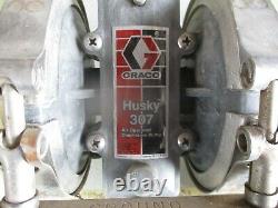 (2) Graco Husky 307 Air Operated Diaphragm Pumps