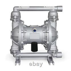 37GPM Air-Operated Double Diaphragm Pump 1.5'' Inlet & Outlet Aluminium Buna-N