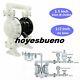 37GPM Air-Operated Double Diaphragm Pump 1.5inch Inlet & Outlet PTFE Membrane