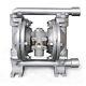 5.3GPM Air-Operated Double Diaphragm Pump 1/2'' Inlet Suction & Discharge Buna-N