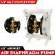 5.3GPM Air-Operated Double Diaphragm Pump Polypropylene Buna-N Petroleum Fluids
