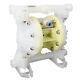 7GPM Air-Operated Double Diaphragm Pump 100 PSI Inlet & Outlet Petroleum Fluids
