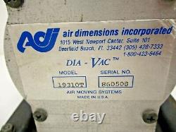 ADI Dia-Vac 19310T Diaphragm Sampling Vacuum Pump