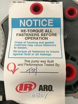 ARO IR ingersoll rand diaphragm pump 1\4 NOS fluid transfer air powered as is