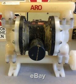 ARO PD10P-FPS-PAA 1 Polypropylene Air Double Diaphragm Pump 120 psig