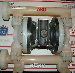 ARO PD10P-FPS-PTT 1 Polypropylene Air Double Diaphragm Pump 53 GPM 120psi