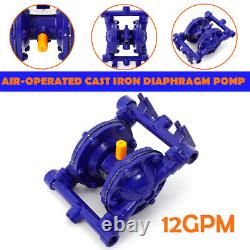 Air Diaphragm Pump Waste Oil Pump Double Diaphragm Pump 1/2 Inch (12 gpm)