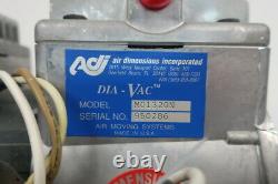 Air Dimensions M01320N Dia-vac Double Head Diaphragm Pump 1/4in Npt