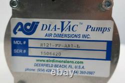 Air Dimensions R121-FP-AA1-L Dia-vac Diaphragm Pump 1/4in Npt