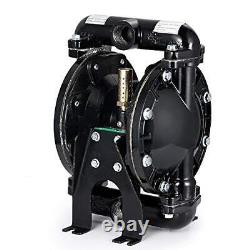 Air-Operated Diaphragm Pump Double 1 inch Inlet & Outlet, 35 GPM, Aluminum