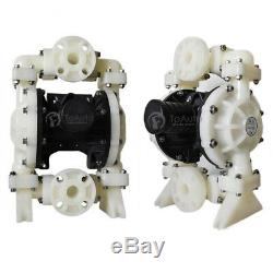 Air-Operated Double Diaphragm Pump 15GPM 1/2'' Inlet, 3/8'' Air Inlet, PP&Buna-N