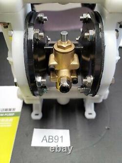 Air-Operated Double Diaphragm Pump 1/2 Import Export Engineering Plastic QBY-15