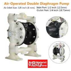 Air-Operated Double Diaphragm Pump 3/8'' Air Inlet Petroleum Fluids 15GPM 121PSI
