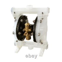 Air-Operated Double Diaphragm Pump 5.3GPM 100PSI 1/2'' Inlet for Waste Oil Water