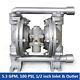 Air-Operated Double Diaphragm Pump 5.3GPM 1/2'' Inlet&Outlet Petroleum Fluids