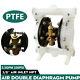 Air-Operated Double Diaphragm Pump Air-Operated 1/2inch Outlet 1/2inch Inlet