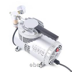 Air Vacuum Pump 1/6HP Oil-free Lubrication Pump Diaphragm Structure with Gauge