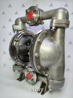 All-Flo SB-15 Air Driven Double Diaphragm 316 SS/Geolast pump, size 1 1/2'' In