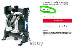 D53331 Graco Husky 716 Air-Operated Double Diaphragm Pump A6S5#1