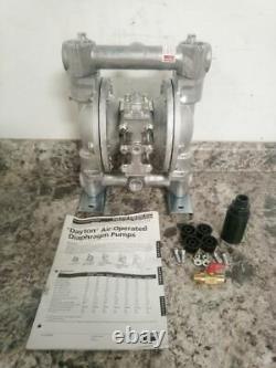 Dayton 6PY54A 1 In NPT Inlet/Outlet 35 GPM Air Operated Double Diaphragm Pump