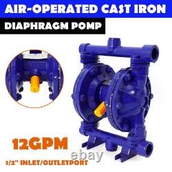 Diaphragm Pump Double Air Pump Waste Oil Pump 1/2 Inch (12 gpm) 115 Psi NEW
