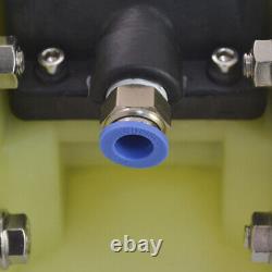 Double Diaphragm Air Poly Pump Chemical Industrial Polypropylene 1/2'' 3/4'' NPT