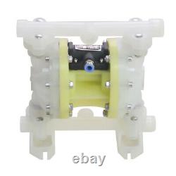 Double Diaphragm Air Poly Pump Industrial Polypropylene 1/2'' or 3/4'' NPT Top