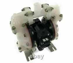 Double Diaphragm Air Pump Chemical Industrial Polypropylene 1/2 NPT Inlet / Out