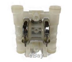 Double Diaphragm Air Pump Chemical Industrial Polypropylene 1/4 NPT Inlet / Out