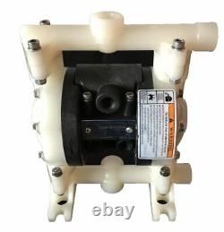 Double Diaphragm Air Pump Chemical Industrial Polypropylene 1/4 or 3/8 NPT Inle