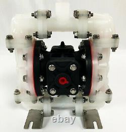 Double Diaphragm Air Pump Chemical Industrial Polypropylene 3/4 NPT Inlet / Out