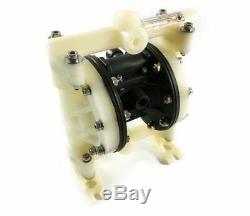Double Diaphragm Air Pump Chemical Industrial Polypropylene 3/8 NPT Inlet / Outl