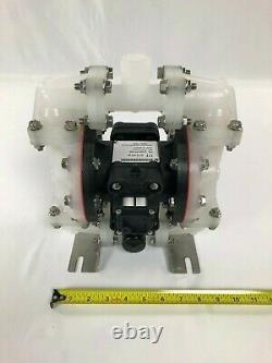 Double Diaphragm Air Pump Chemical Polypropylene Body 1/2 NPT Inlet / Out