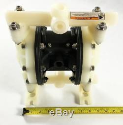 Double Diaphragm Air Pump Industrial Chemical Polypropylene 1/2 or 3/4 NPT In