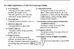 Double Diaphragm Air Pump PII. 25 Chemical Industrial Polypropylene 1/4 NPT Inle