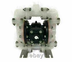 Double Diaphragm Air Pump PII. D50 Industrial Polypropylene 1/2 NPT Inlet / Outl